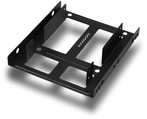 AXAGON RHD-225 Internal Dual Hard Drive Frame, Mounting Frame 2 x 2.5 Inch SSD/HDD to 3.5 Inch Adapter