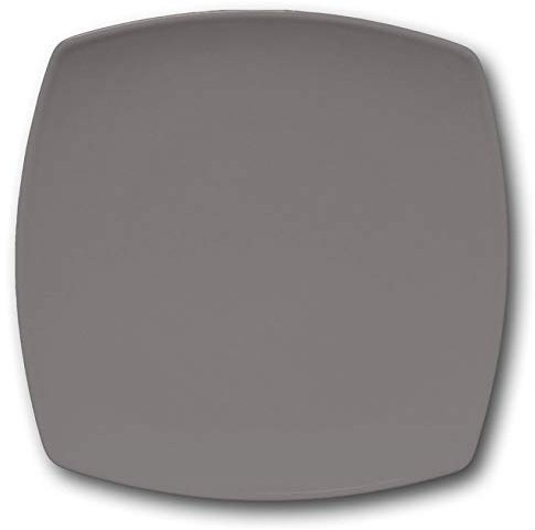 Assiette présentation porcelaine Gris - L 31 cm - Tokio