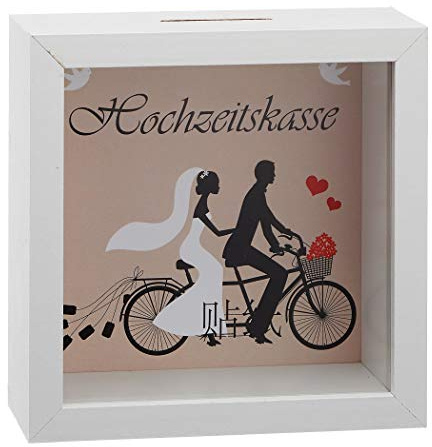 Spardose Hochzeitskasse Hochzeit Vermählung Trauung Ehepaar Geldgeschenk Sparbüchse Flitterwochen Sparbüchse