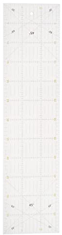 Colcolo Quilting Ziehvorlagen Patchwork Messen schneidern Lineal 60x15cm