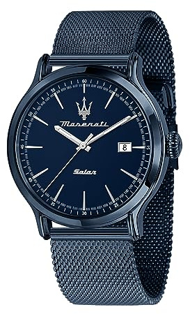 Maserati Solar Blue Orologio Uomo, Solo tempo solare, Analogico - R8853149001