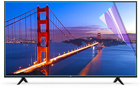 Generic Haushalt 32-65 Zoll TV-Schutzfolie TV-Displayschutzfolie für LCD LED OLED QLED 4K HDTV, Anti-Fingerabdruck-Ölflecken, Blendschutz, Blaulicht, 65-Zoll-Schmalseite