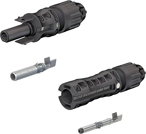 Stäubli Connecteur MC4-Evo 2 - Kit Fiche et Prise Solaire 4-6 mm², IP68 | Système MULTILAM 1500V DC, résistant UV et ammoniac, compatible PV-KBT4-EVO 2/6II et PV-KST4-EVO 2/6II, montage Snap-in