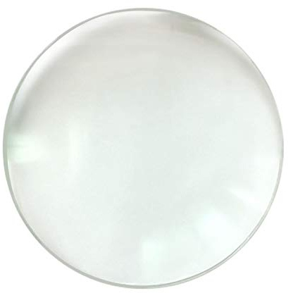 Kuppellupe 15x Lupe Leselupe Optisches Glaslupe 50mm Doppelspiegel Konvex Halbkugel Runde Lupe Vergrößerungsglas Dekolupe für Lesen Zeitungen Outdoor Aktivitäten