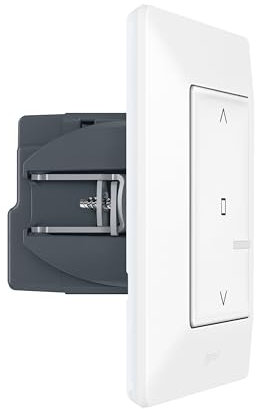 LEGRAND, Valena Life with Netatmo Funk-Rollladenschalter, 230 V-Rollläden, elektronische oder mechanische Endschalter, Steuerung per Smartphone oder Sprachassistenten, inkl. Abdeckrahmen, 752190A