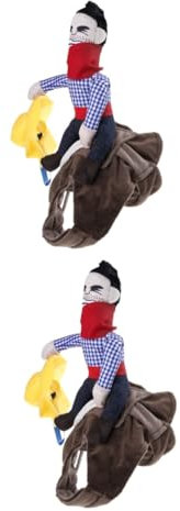 VANZACK 2stücke Haustierkostüm Hundekostüm Reiter-Stil Atmungsaktiv Für Partys Halloween Weihnachten Geburtstage Hochzeiten Paraden Fotoshootings