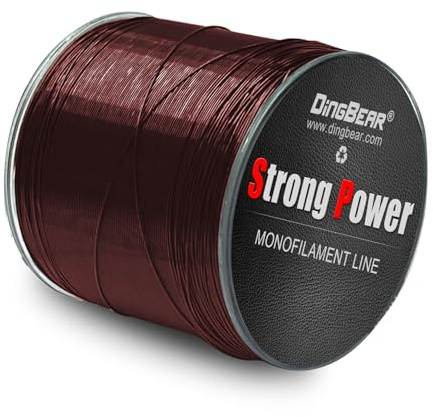 Dingbear Nylon-Angelschnur 200/500/1000 m Monofile Nylon-Angelschnur mit starker Spannung 4 Farben5-35LB