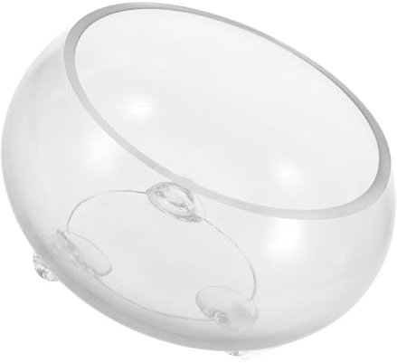 Milisten Glass Bubble Bowl Vase for Fish Bowls Decorative Terrarium Planters for Home and Office