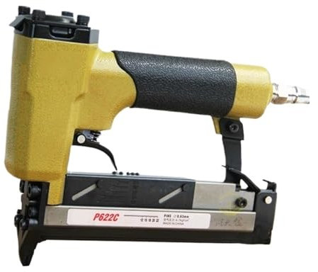 Grapadora neumática, Grapadora neumática para tapi P622C Longitud de Nail12-22mm Pistola neumática Pistola grapadora de aire Herramientas for encuadernación de tablas de madera