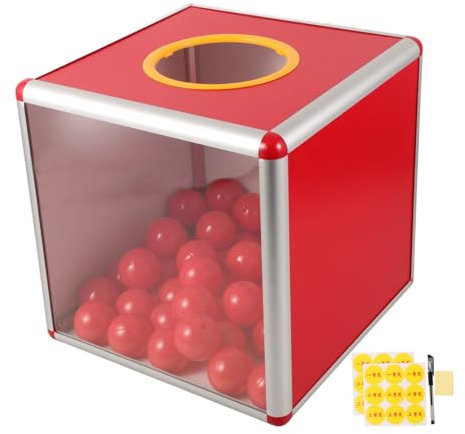 Alipis Tombola-tickethalter Quadratische Tombola-box Aufbewahrungsbox Spielkoffer Tombola-container