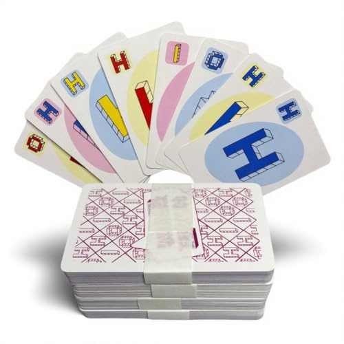 logirific King Bomb Alphabet Matching Kartenspiel-Spiele für Kinder-Konzentration Lernspiele-Memory Spiel Erwachsene-Familienspiele-Party Spiele-Gesellschaftsspiel ab 6 Jahre-108 Match Karten
