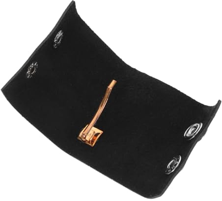 SKISUNO Leder Haargummis Pferdeschwanzhalter Druckknopf-design Für Damen Mädchen Mit Dickem Haar Geeignet Für Partys Zeremonien Alltag