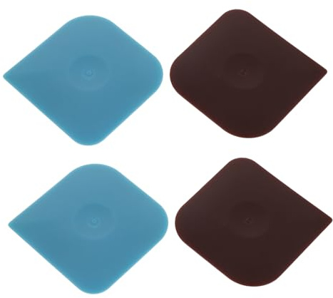 UKCOCO 4pièces Grattoirs à Poêle Nylon pour Casseroles Fonte Outils De Nettoyage pour Ustensiles De Cuisine Ustensile De Cuisine