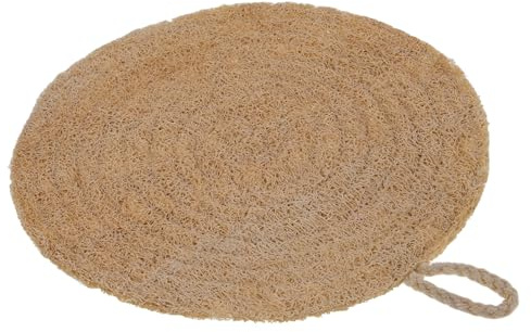 ERINGOGO Bun Steamer Pad and Nonstick Round Steamer Mat Double-layer 20cm Loofah Sponge Steaming Cloth Reusable Household Steaming Liner for and Kitchen Cooking