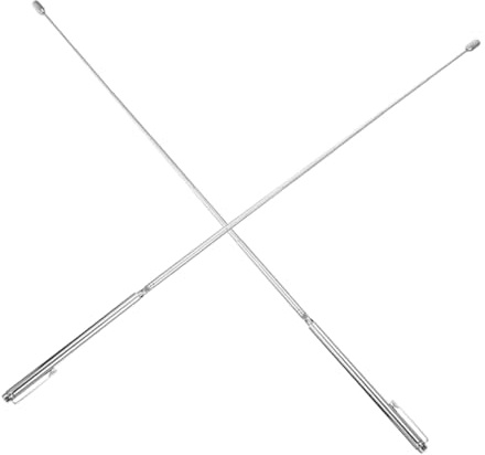 CIYODO Baguettes de Sourcier en Métal Inoxydable, Outil Portable pour Détection D’Eau en Extérieur, Longues Rétractables Légères, pour Matériel Camping et d'eau