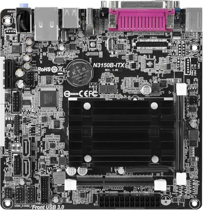 schede madri Fit For ASROCK Mini-ITX N3150B-ITX CPU Intel Quad-Core N3150 DDR3 16 GB 2xSATA Grafica di ottava generazione