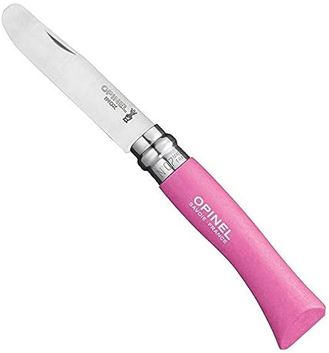 Opinel O001699 Couteau Mixte, Rose, 8 cm