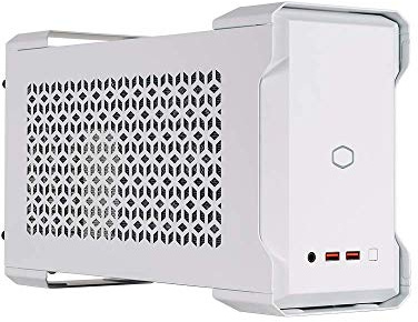 Cooler Master MasterCase NC100 PC-Gehäuse - NUC 9 Extreme Compute-kompatibel, Komponentenanpassung, SFX V650 80-Plus Gold-Netzteil und 2 vorinstallierte 92-mm-Lüfter - weiß