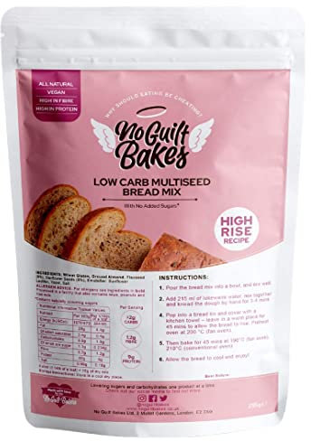 High-Protein Keto Bread Mix | Perfect for Low Carb Diets | Easy to Bake | Fluffy & Delicious | Healthy Muscle Fuel | 255g