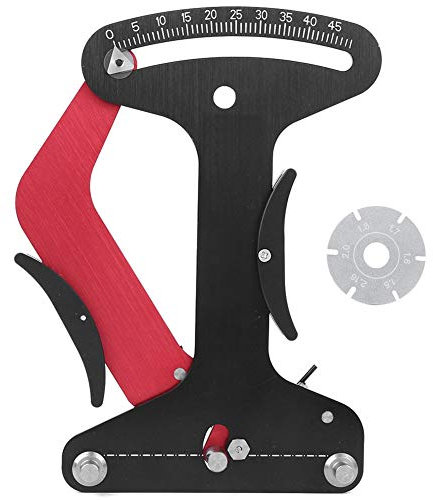 Durevole Robusto e durevole correttore di raggi di pregevole fattura, tensiometro per bici in lega di alluminio, pratico per strumento da ciclismo per ciclisti