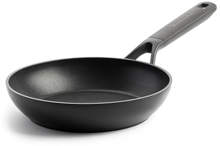 KitchenAid Classic Forged Hard Anodized PFAS-Free Healthy Ceramic Non-Stick, 20 cm Frying Pan, Induction, Oven Safe, Black