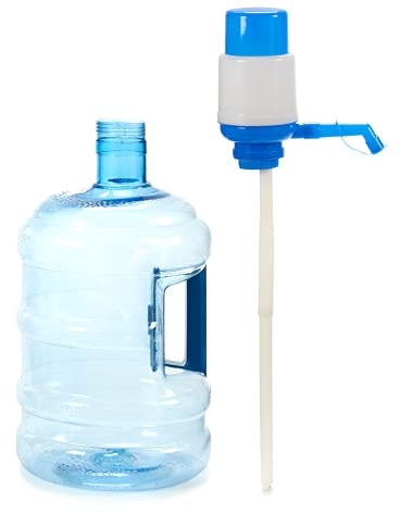 TIENDA EURASIA® Dispensador/Bomba de Agua con Botella Incluida - Depósito de 7,5L (Bomba de Agua - 20 x 55 x 20 cm)