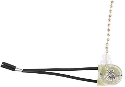 Zunedhys Interrupteur pour ventilateur de plafond avec chaîne de traction 3 A 250 V AC 6 A 125 V AC