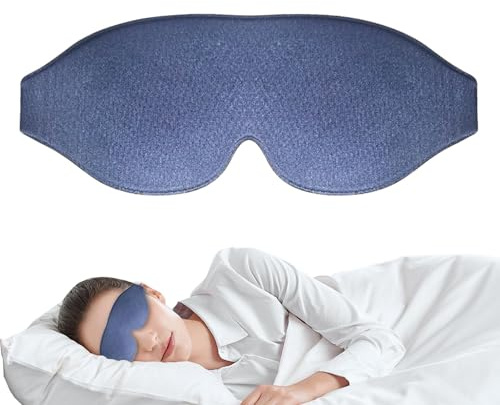 Augenschutz zum Schlafen, blickdichte Augenabdeckung zum Schlafen, bequeme Schlafabdeckung Sleep Eye Cove | lichtblockierende Augenabdeckung für die Augen zum Schlafen mit verstellbarem Riemen für