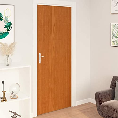 ShGaxin Selbstklebende Möbelfolie aus PVC, helle Eiche, 500 x 90 cm, Vi für Türen, Vi für die Küche, Möbelfolie 146119