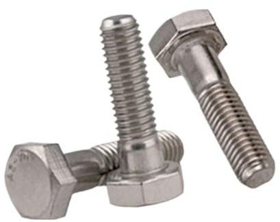 FRAOMHFW M6 M8 M10 M12 304 Edelstahl Halbzahn-Sechskantschraube Außensechskantschraube M6 M8 M10 M12(160mm,M10-1PCS)