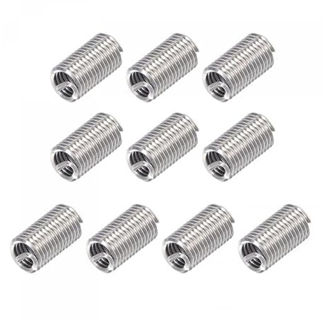 10 inserti filettati, 5/16 – 18 x 3D in acciaio inox, inserti filettati Helicoil per riparazione di filettature