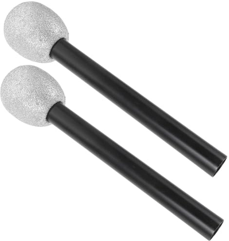 Alasum 2 Piezas Micrófonos de Juguete para de Micrófono Purpurina Accesorios para Fiestas y Infantiles