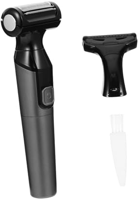 Healeved Elektrischer Damenrasierer 2-in-1 Körperhaarrasierer für Mädchen mit Ergonomischem Design und Abs Material Wasserwaschbar Zeitsparend für Achseln und Arme Beim Reisen Schwarz