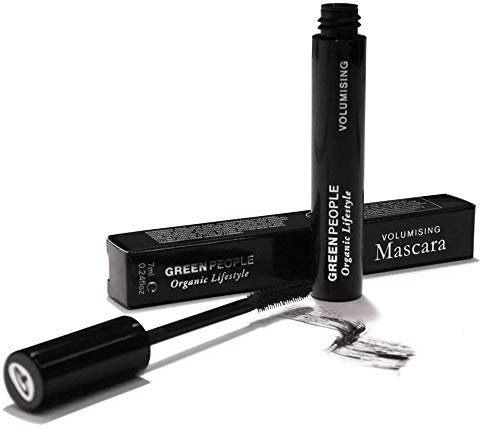 Green People Volumising Mascara - Natürliche Mascara für Empfindliche Augen - Langanhaltende Farbe - Schwangerschaftssicher, Glutenfrei, Tierversuchsfrei - Schwarz - 7ml