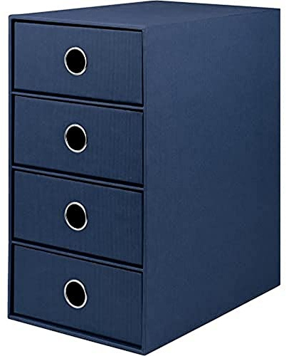Rössler 1524452904 Module de rangement 4 tiroirs Bleu marine (Import Allemagne)