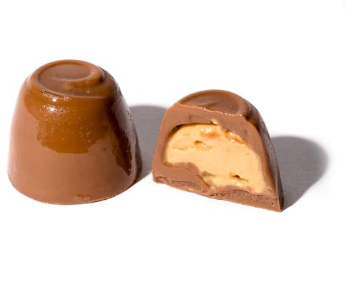 Bombones de chocolate rellenos de Turrón (mediano, 1000, gramo)