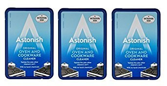 3 x Astonish Oven & Cookware Cleaner Paste Enamel Ceramic Upvc Metal 150 g