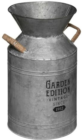 Atmosphera - Pot à Lait - métal - Gris - H37 cm