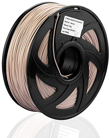 S SIENOC 3D Drucker PETG Filament 1,75mm 3D Drucker Filament Holzfarbe 1KG (PETG Holzfarbe)