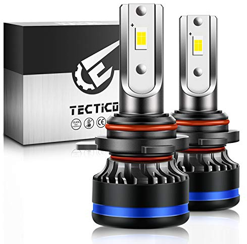 TECTICO Hir2 9012 LED Headlight Bulbs 6000K Xenon White 70W 7000LM Ultra Bright Canbus Error Free Fog Light Mini Bulb HID Conversion Kit Replacement, 2 Lamps