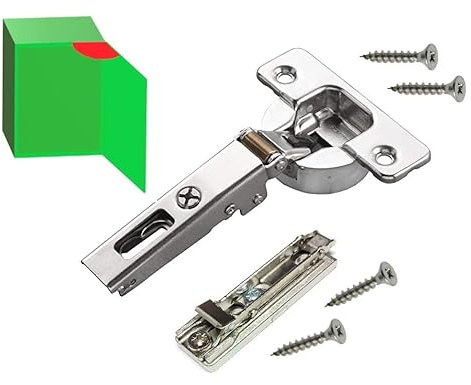 Bisagra universal Salice con apertura de 110° de aplicación estándar (DECELERANTE SILENCIOSA, CUELLO:0 BASE H02 V. MADERA)