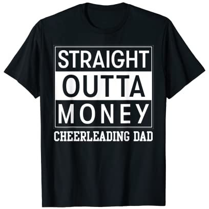Cheerleading Dad Lustiger Vatertag Cheerleader Spruch T-Shirt