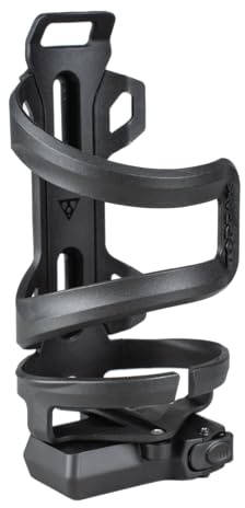 Topeak Dualside Wasserflaschenhalter Pro mit Toolbox und Nano 11 Funktion Multi-Tool, Schwarz