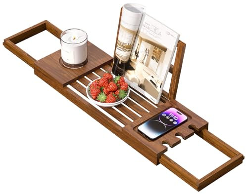 Bandeja de bañera de teca