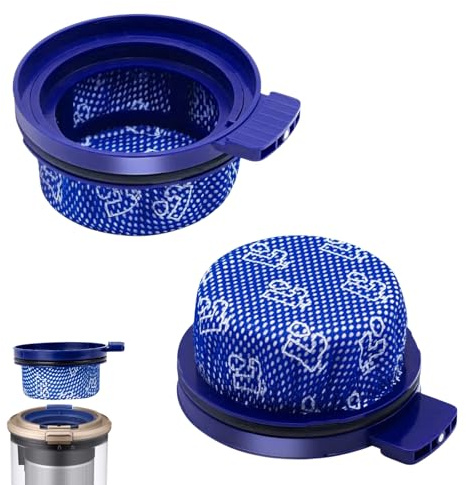 Pack of 2 Vacuum Cleaner Filters, Washable Micro Filter, Vacuum Cleaner Filter Accessories, Compatible with Samsung Bespoke VS20A95923W, VS20A95823W/SA, VS20A95993W/SA、VS20A95973B/SA