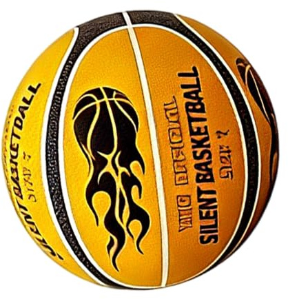 Pallone Da Pallacanestro Senz'Aria | Impugnatura Facile e Senza Rumore - Palla da Allenamento Indoor per Dribbling,Per i Ragazzi, le Ragazze e gli Adolescenti, per la Casa, la Camera da , gli Sport e