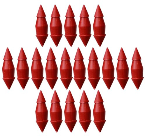 Artibetter Tapón de Riego para Jardín de Plástico Rojo, Bloqueo de Agujeros sin Fugas, Paquete de 50 Piezas para Sistemas de Riego por Goteo en Jardinería y Producción Agrícola