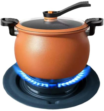 Olla A Presión Accesorio Multifuncional De Cocina Con Recubrimiento | Olla de Presión Grande para Conservas Cocina al Vapor Arroz Legumbres Hogar Halloween Celebraci