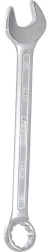 KS Tools CLASSIC Ringmaulschlüssel, abgewinkelt, 27mm, auf Hänger