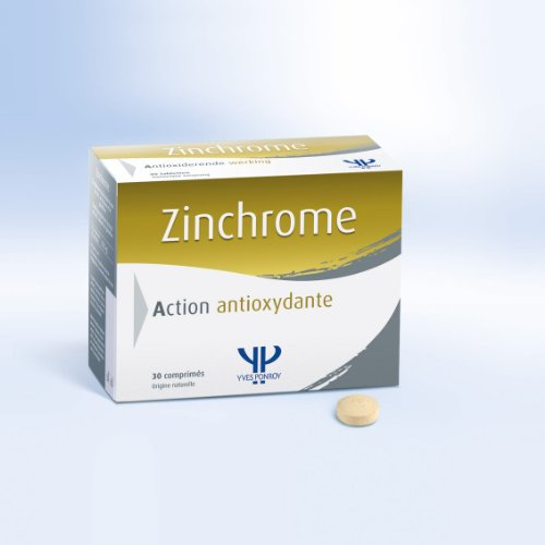 Yves Ponroy Zinc Chrome - Antioxydant - Fabriqué en France - 30 Comprimés - Yves Ponroy